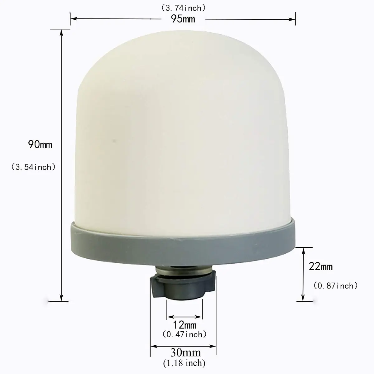 Huining Ceramic Dome Filter 4pcs | Household Water Pre-Filtration System (0.15-0.5 Micron) - view 2