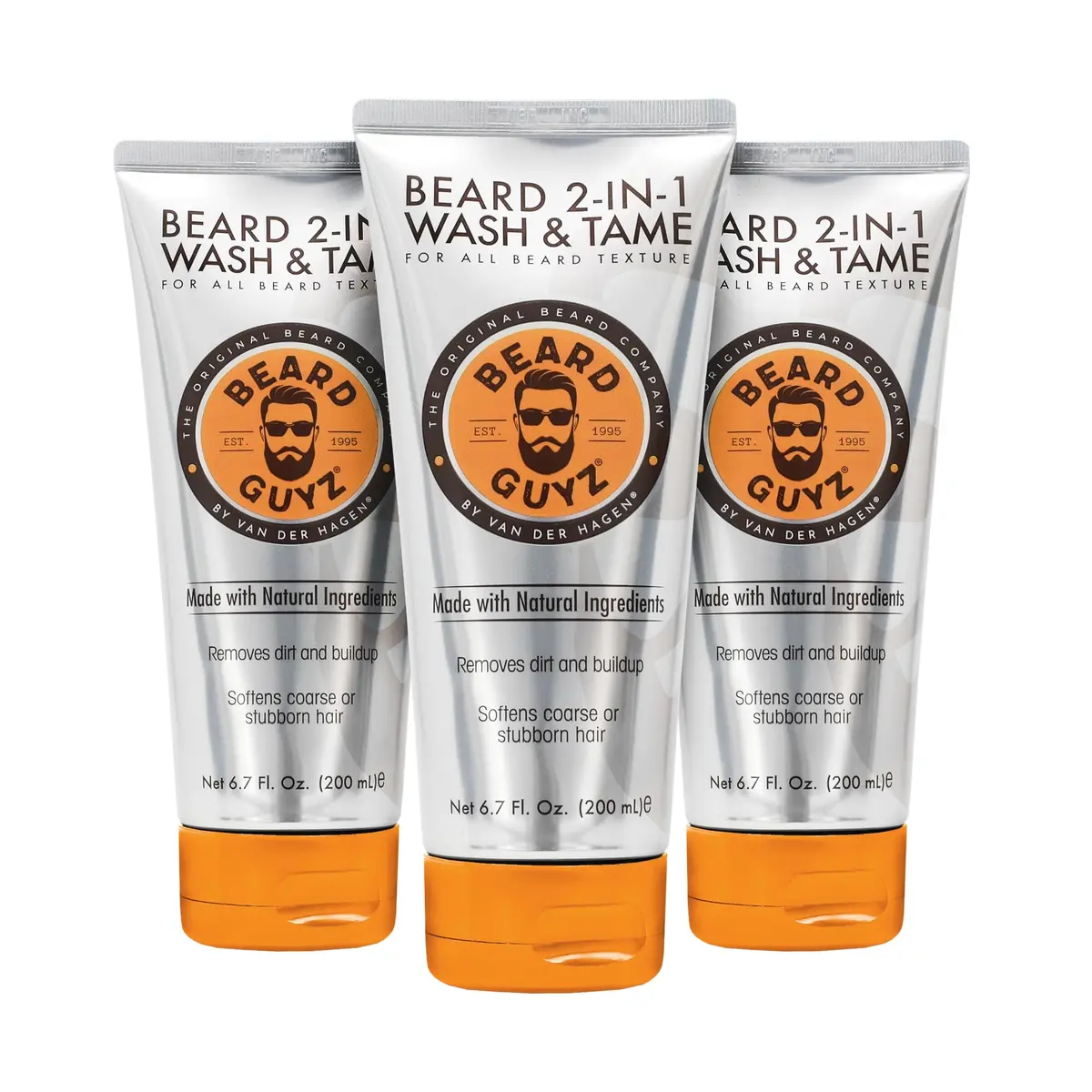 Beard Guyz 2-in-1 Beard Wash & Conditioner 6.7 oz | Deep Cleansing & Softening Formula for Men - main product image