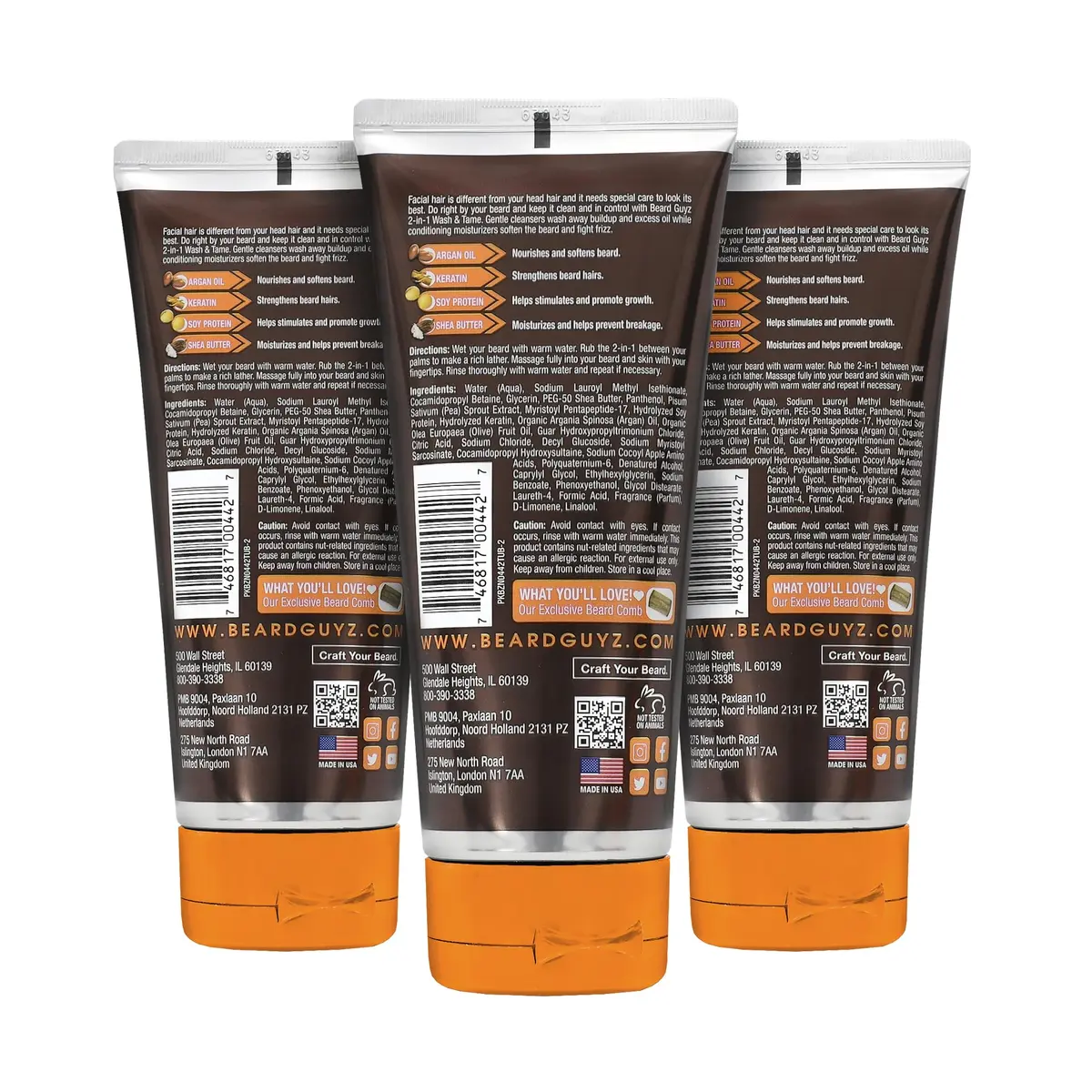 Beard Guyz 2-in-1 Beard Wash & Conditioner 6.7 oz | Deep Cleansing & Softening Formula for Men - view 2