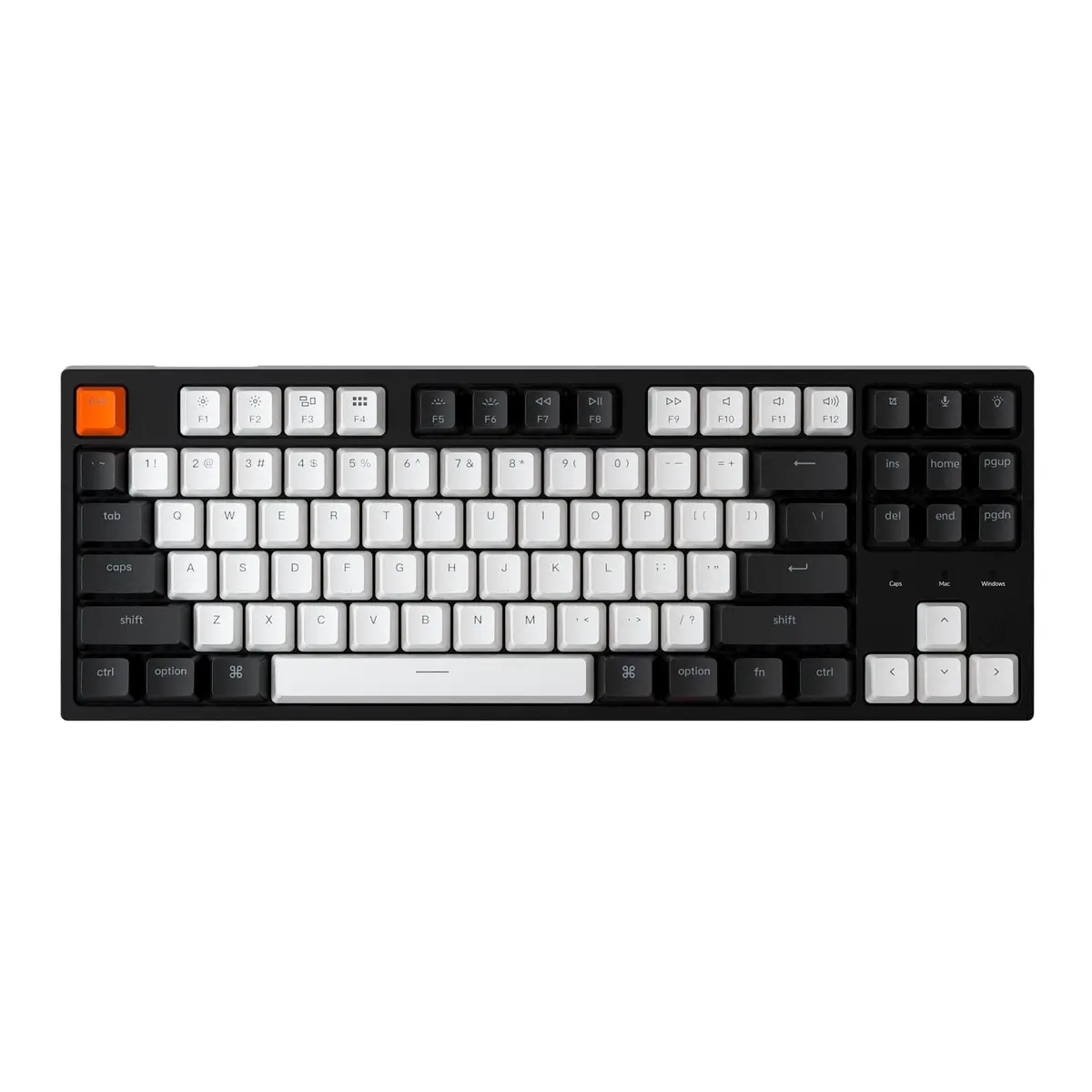 Keychron C1 Wired TKL Keyboard Gateron G Pro Red RGB Backlight | Mechanical, Compact, for Windows & Mac - main product image