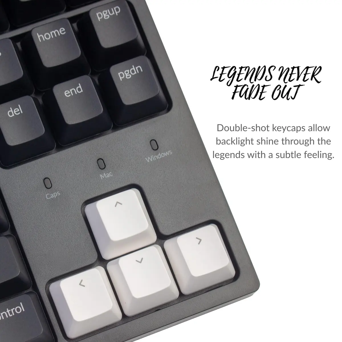Keychron C1 Wired TKL Keyboard Gateron G Pro Red RGB Backlight | Mechanical, Compact, for Windows & Mac - view 8