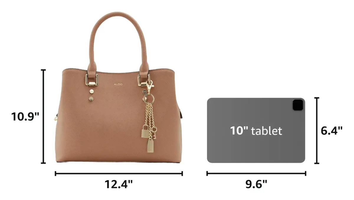 ALDO Legoirii Medium Tote Bag - Light Brown | Stylish Women's Handbag - view 3