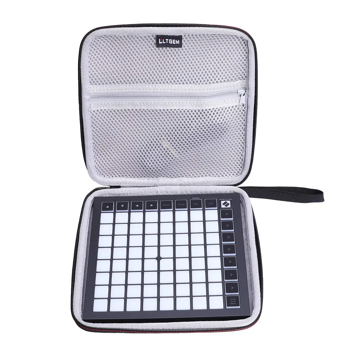 L LTGEM Hard Travel Case for Novation Launchpad Mini MK3 MIDI USB Grid Controller, 8" L x 8" W x 1.8" H | Protects from Impacts and Splashes - main product image