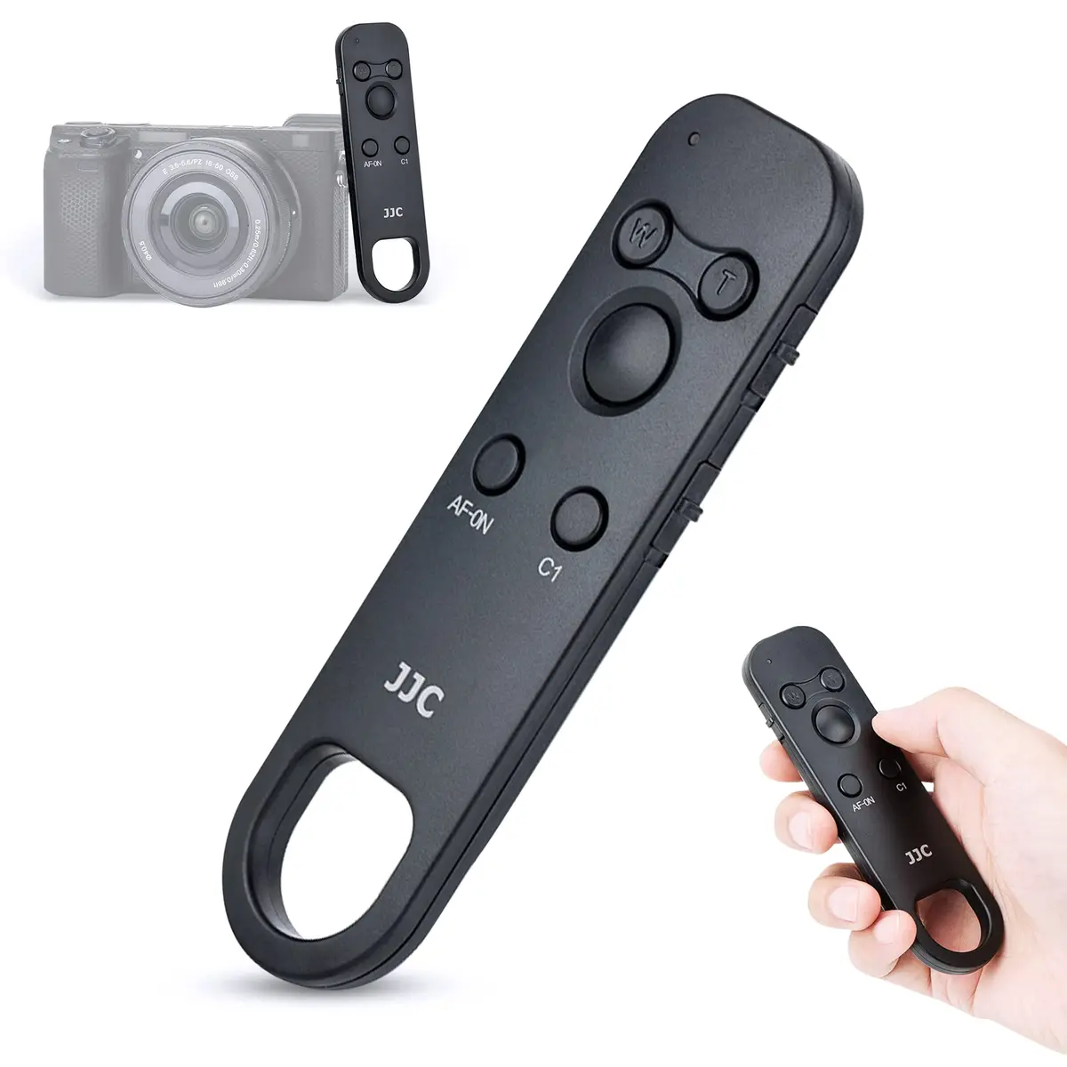 JJC Wireless Bluetooth Remote Control for Sony, Replaces Sony RMT-P1BT | 10m Range, Multi-Function, Compact Design - main product image