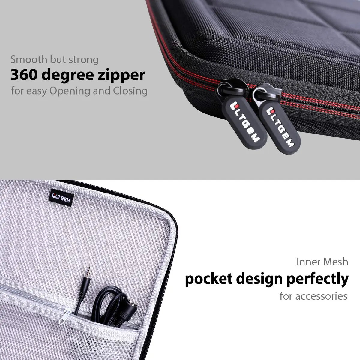 L LTGEM Hard Travel Case for Novation Launchpad Pro MK3 | Shockproof & Water-Resistant 12" L x 12" W x 1.5" H - view 6