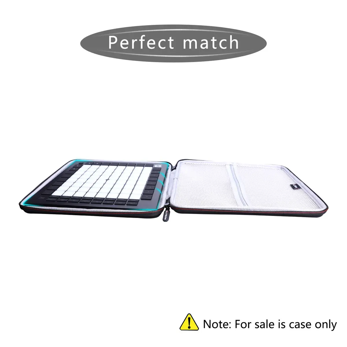 L LTGEM Hard Travel Case for Novation Launchpad Pro MK3 | Shockproof & Water-Resistant 12" L x 12" W x 1.5" H - view 4
