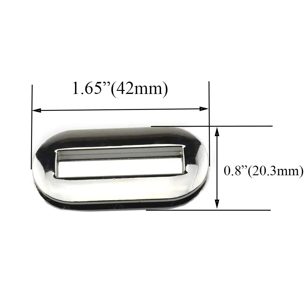 HAHIYO Flip Purse Closure Turn Locks Clip Clasp 1.65 Inch Silver | Easy Install for Wallets & Handbags - view 3