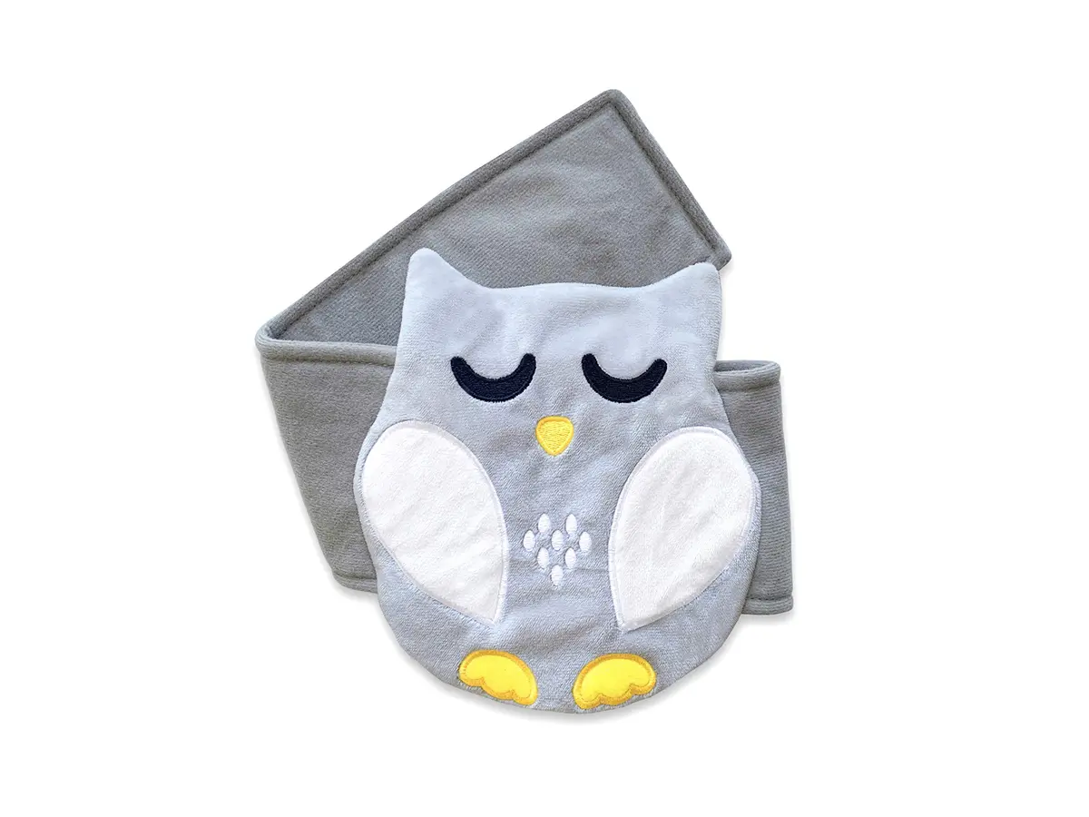 bebon Belly Hugger Baby Colic, Gas and Upset Stomach Relief Heated Tummy Wrap with Reusable Gel Pack for Newborns and Infants (Grey-white) - view 6