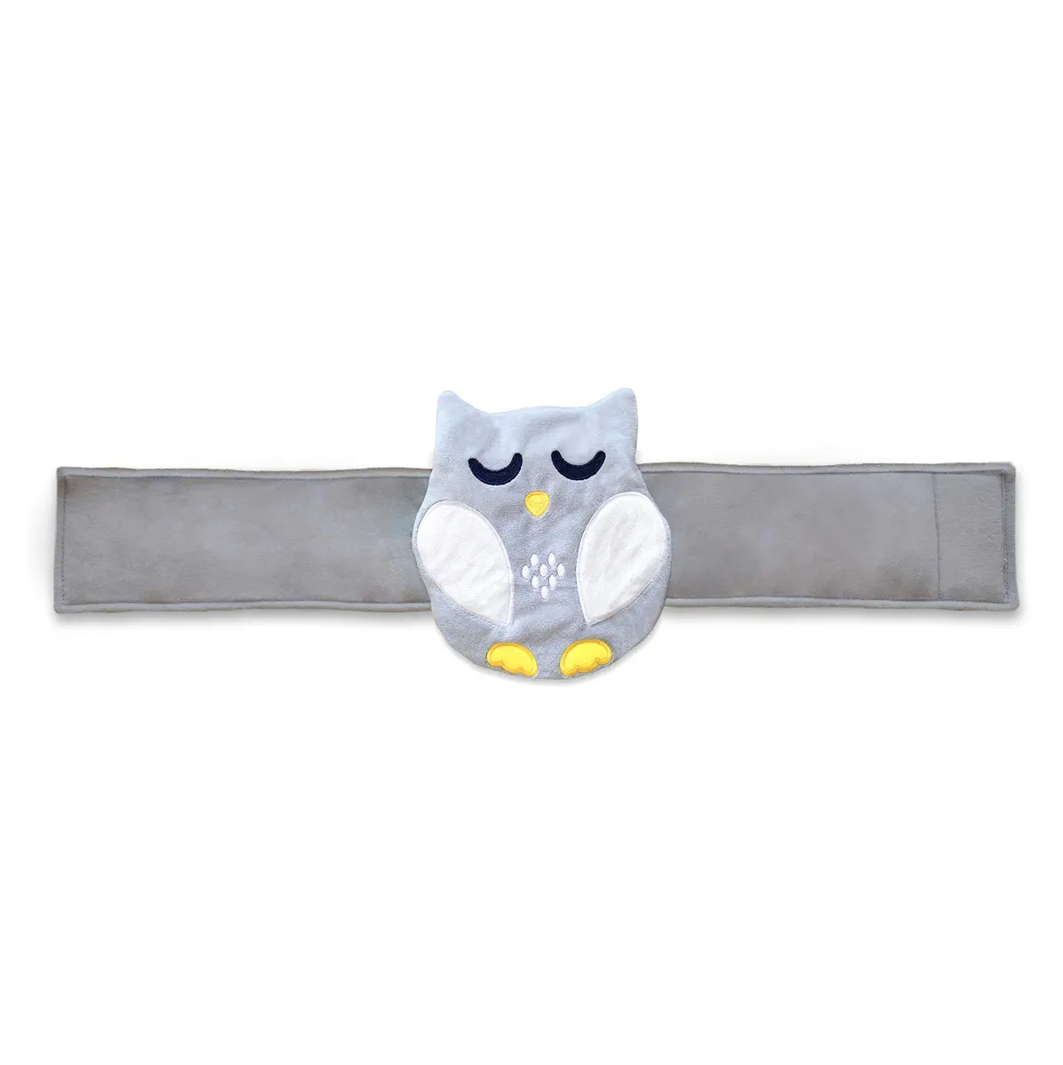 bebon Belly Hugger Baby Colic, Gas and Upset Stomach Relief Heated Tummy Wrap with Reusable Gel Pack for Newborns and Infants (Grey-white) - view 4