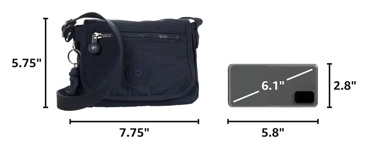 Kipling Women's Sabian U Minibag Lightweight Crossbody Mini Bag 2L (7.75"L x 5.75"H x 3.5"D) | Water-Resistant Nylon - view 3
