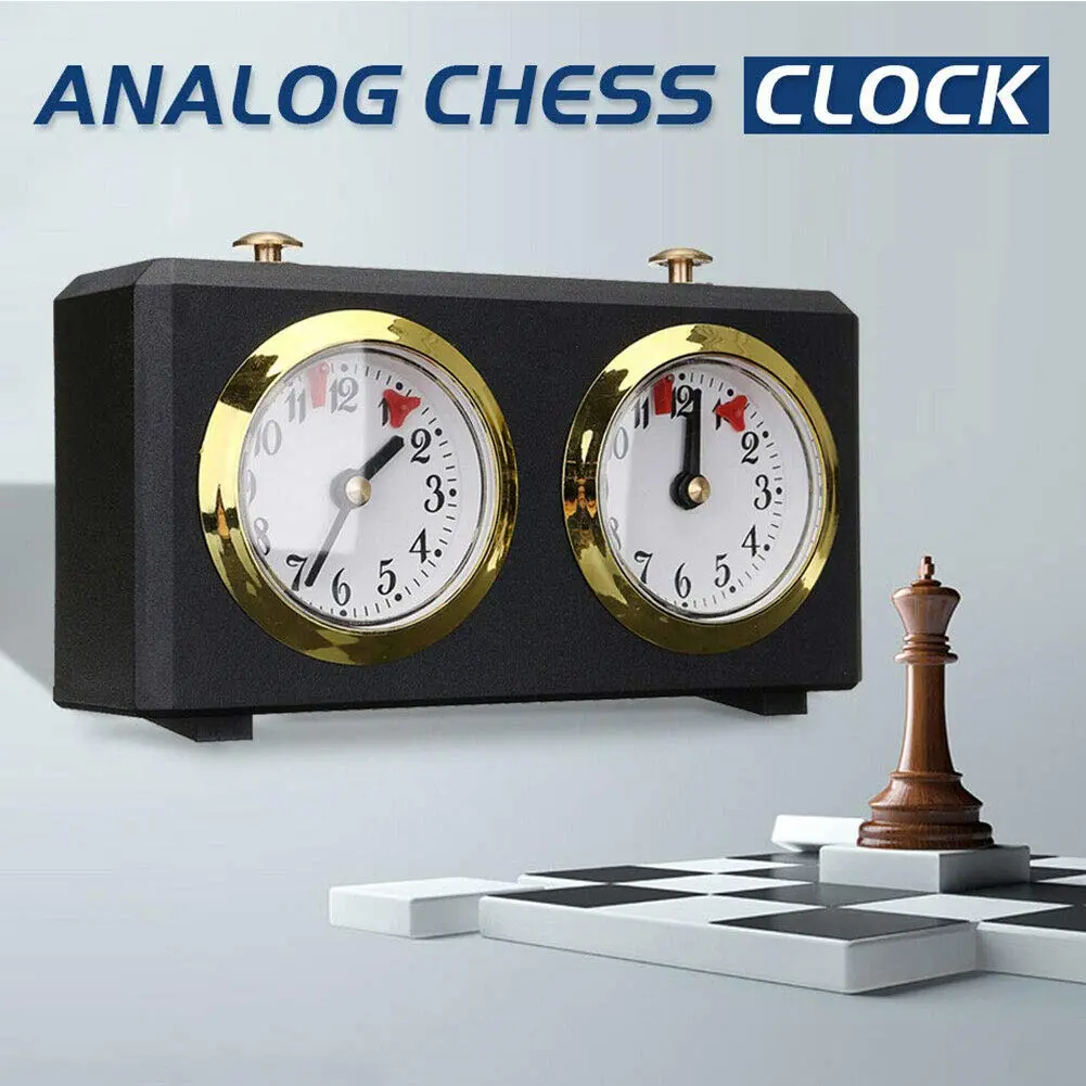 Hongwen Chess Clock Mechanical Analog Timer 15x5.5x9cm | Accurate, Portable & Durable - view 2