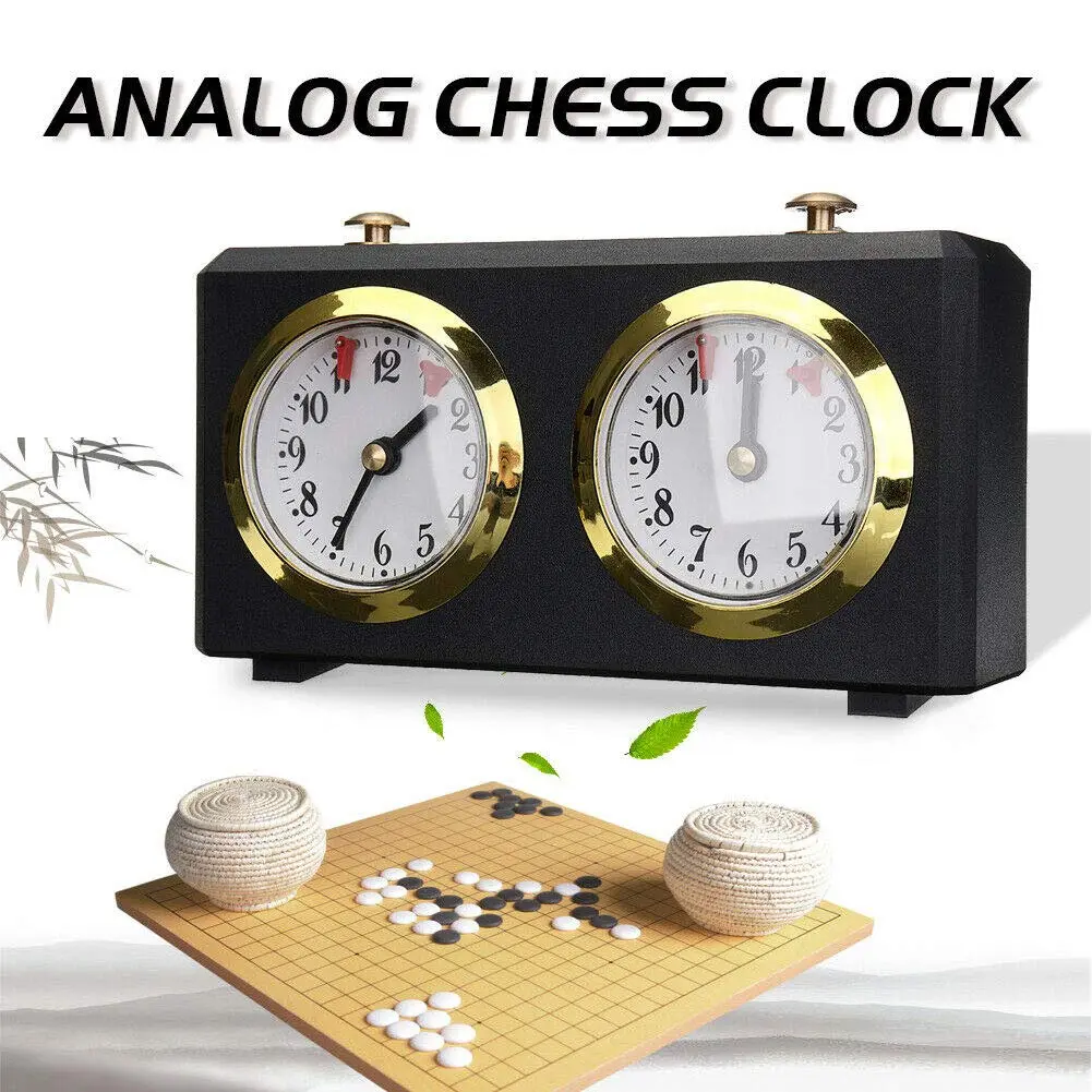 Hongwen Chess Clock Mechanical Analog Timer 15x5.5x9cm | Accurate, Portable & Durable - view 3