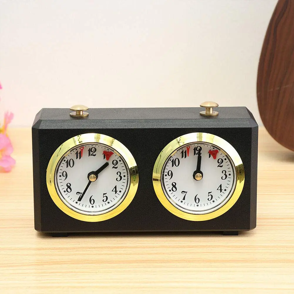 Hongwen Chess Clock Mechanical Analog Timer 15x5.5x9cm | Accurate, Portable & Durable - view 4