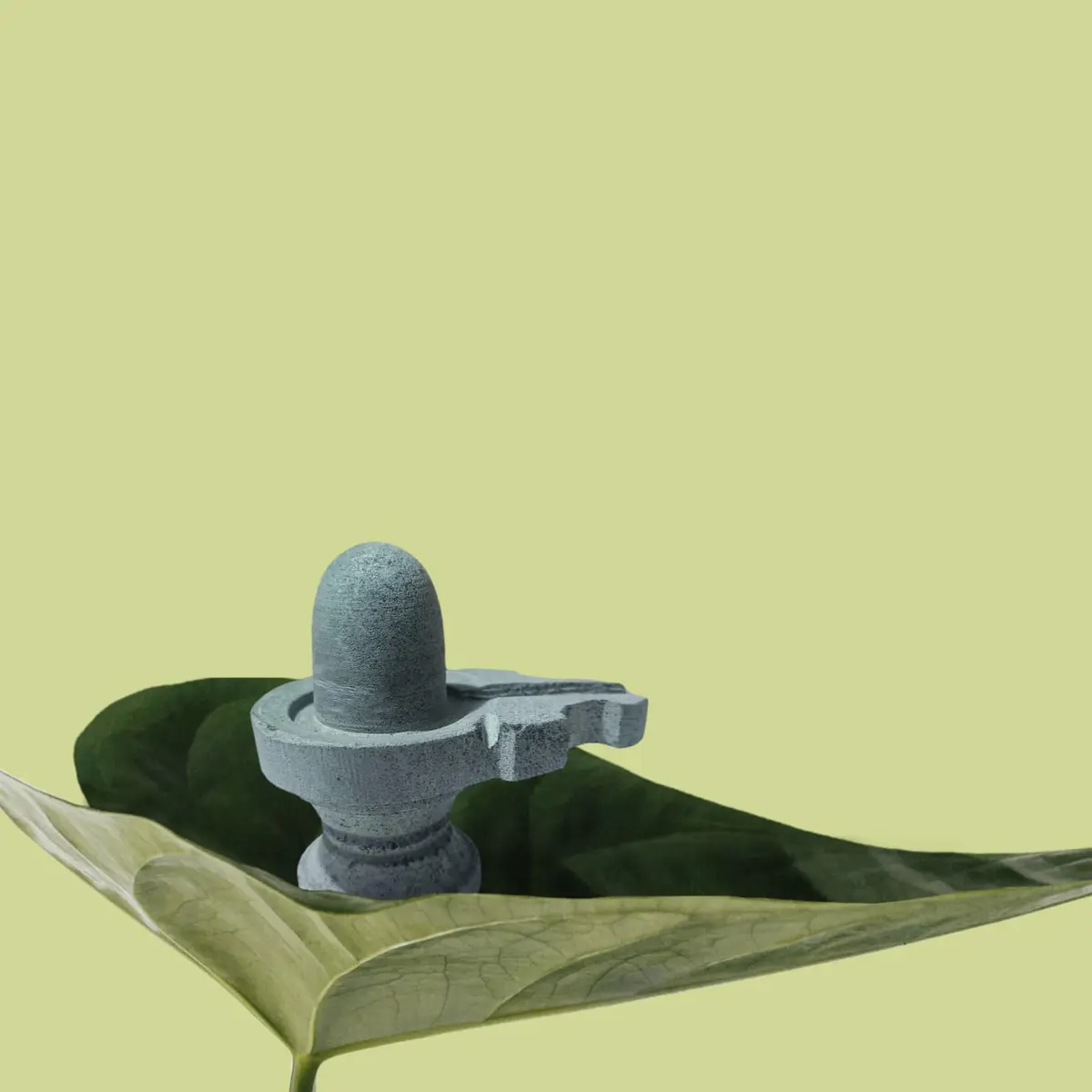 athizay Stone Shivling 5 cm | Natural Gorara Stone for Daily Pooja & Spiritual Gifting - view 7