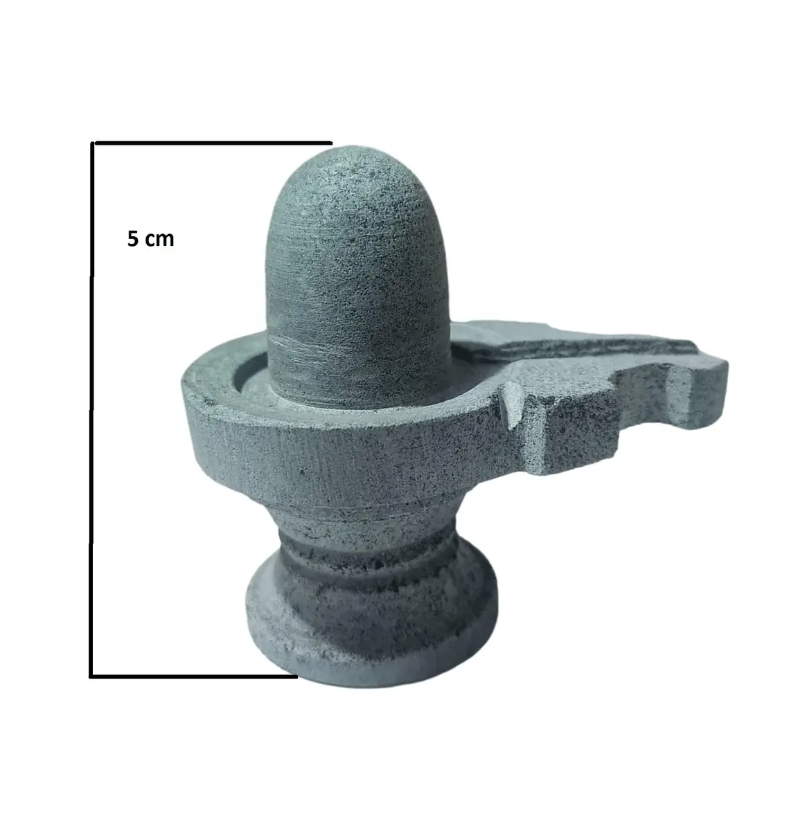 athizay Stone Shivling 5 cm | Natural Gorara Stone for Daily Pooja & Spiritual Gifting - view 2