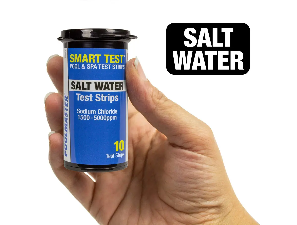 Poolmaster Salt Water Swimming Pool and Spa Water Chemistry Testing Strips 10 Count | Tests Sodium Chloride 1500-5000ppm - view 7
