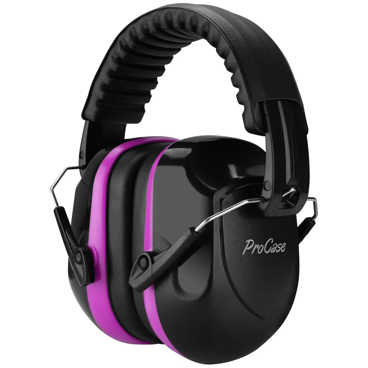ProCase Hearing Protection Earmuffs NRR 28dB, Noise Cancelling Headphones | Adjustable Purple Earmuffs for Adults & Teens - main product image
