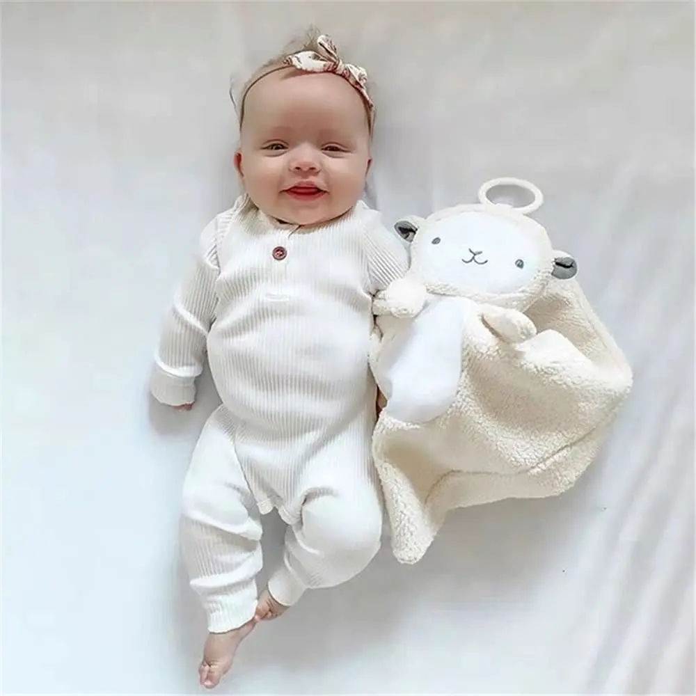 Eghunooy Baby Boy Girl Solid Color One Piece Romper Jumpsuit Outfits Clothes (0-3 Months) White | Breathable Cotton, Comfortable Fit - view 2