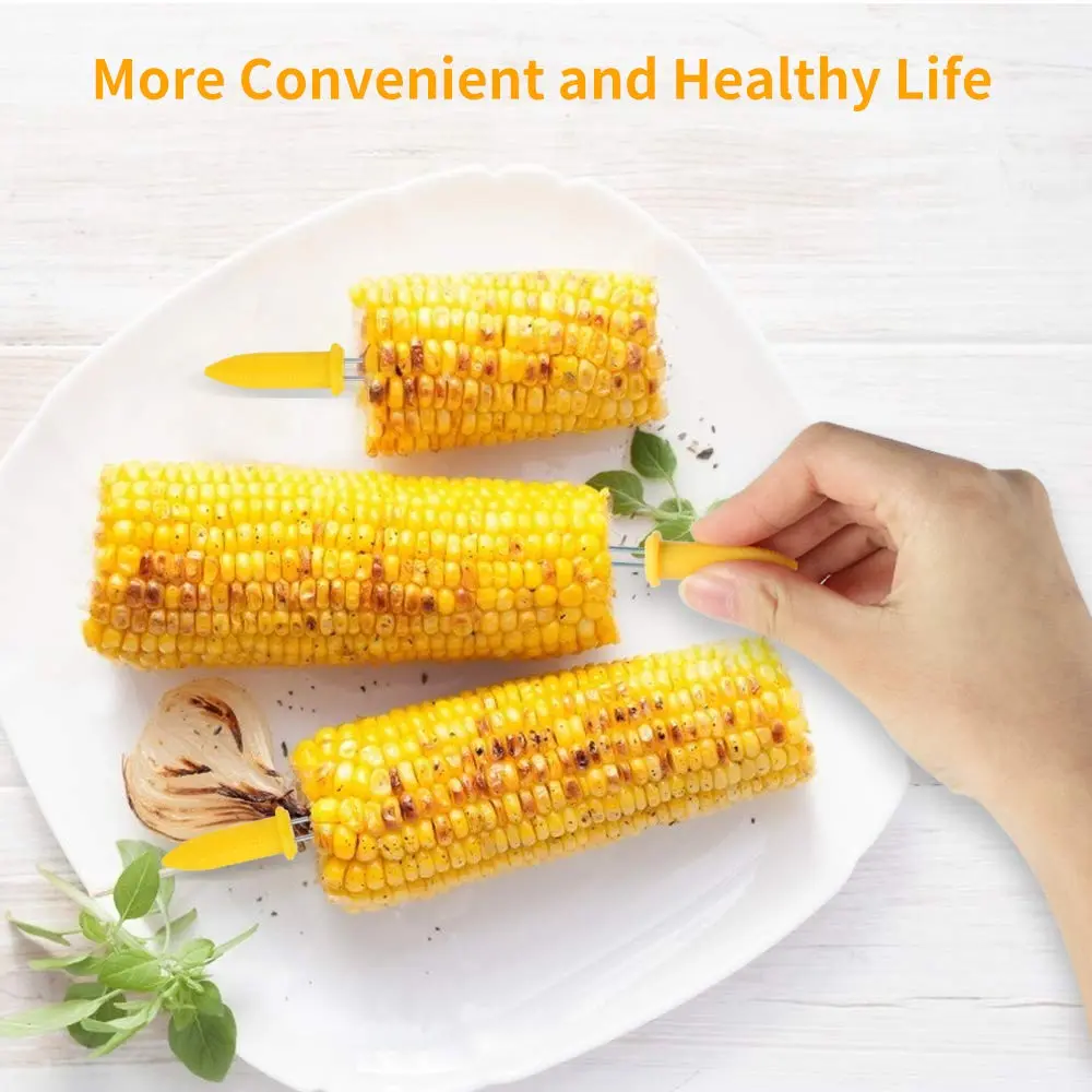 DySaLic Corn Holders Set, 20PCS Stainless Steel Corn Cob Holders | Safe & Mess-Free Eating - view 8