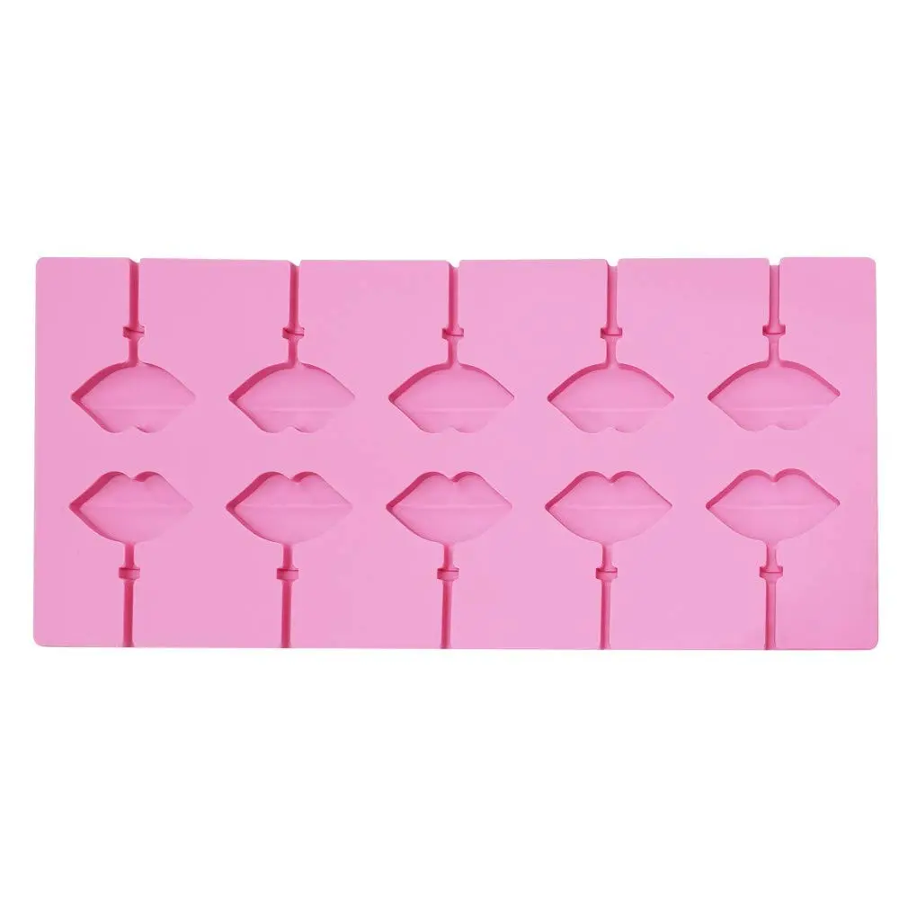 MoldFun Food Preparation Mold 10 Cavities Red Lips | Food-Grade Silicone, Easy Release - view 5