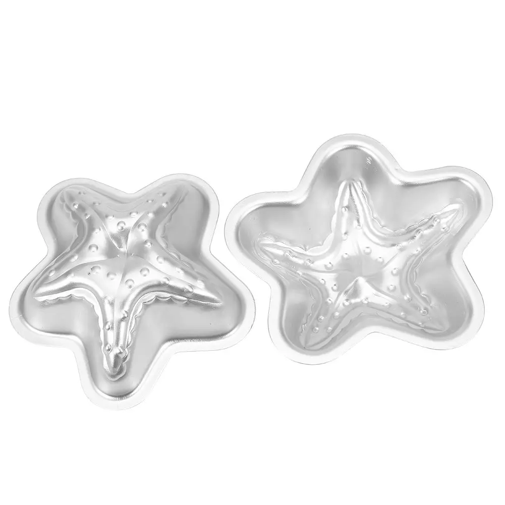 Dioche Bath Bomb Mold Set 3 Shapes | Aluminium Alloy Durable & Hygienic (Sea Star, Conch, Petal) | 2 pcs - view 8