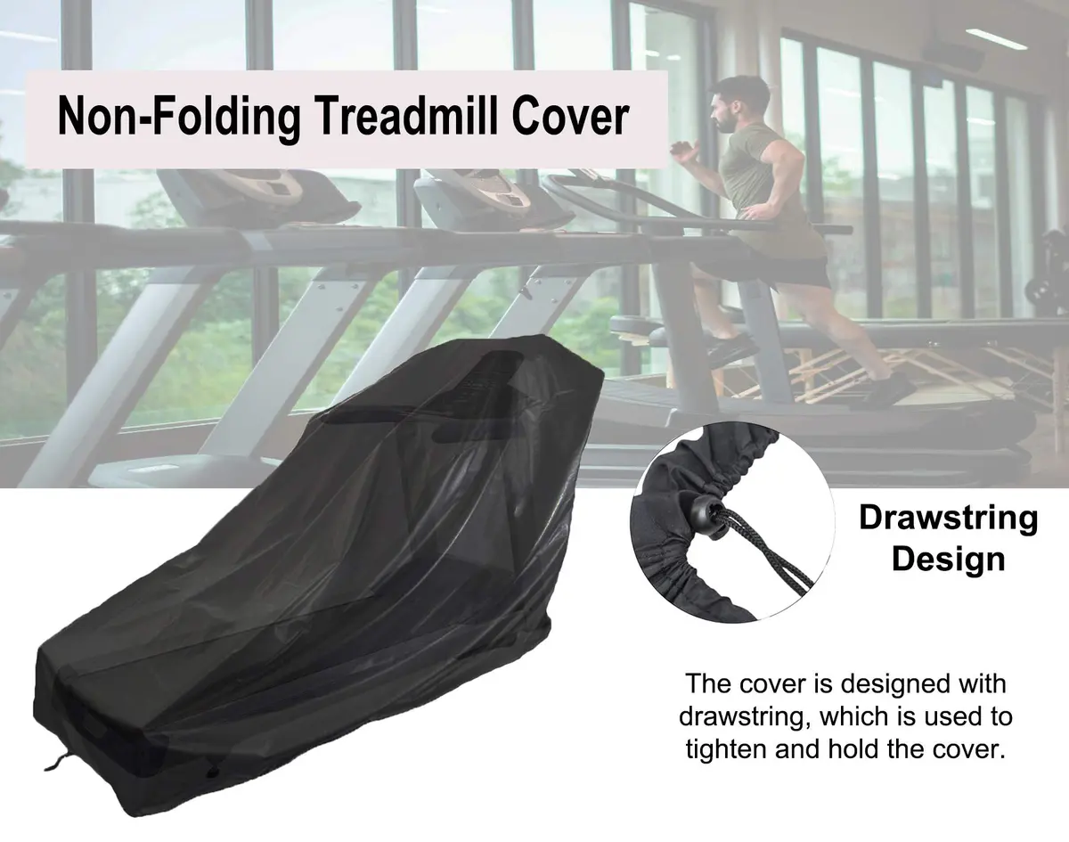 MaWGcowerd Non-Folding Treadmill Cover — 200cm x 96cm x 150cm | Waterproof Oxford Fabric for Home Gym Protection - view 2