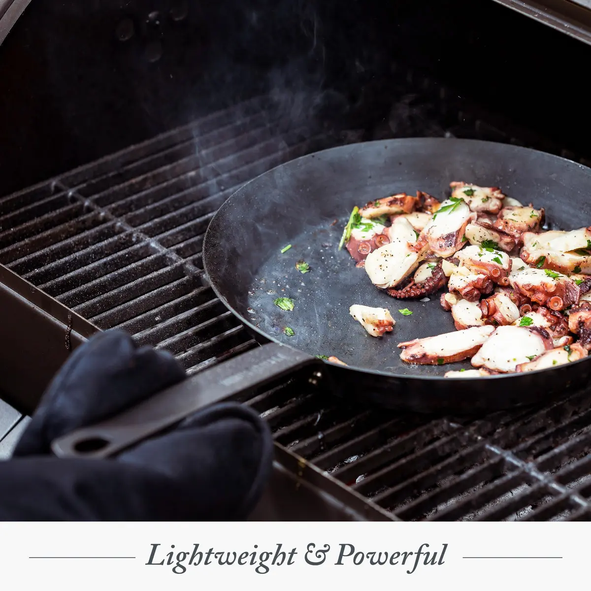 Merten & Storck Pre-Seasoned Carbon Steel 12" Frying Pan Skillet | Lightweight, Durable, Oven Safe, Induction Ready - view 6