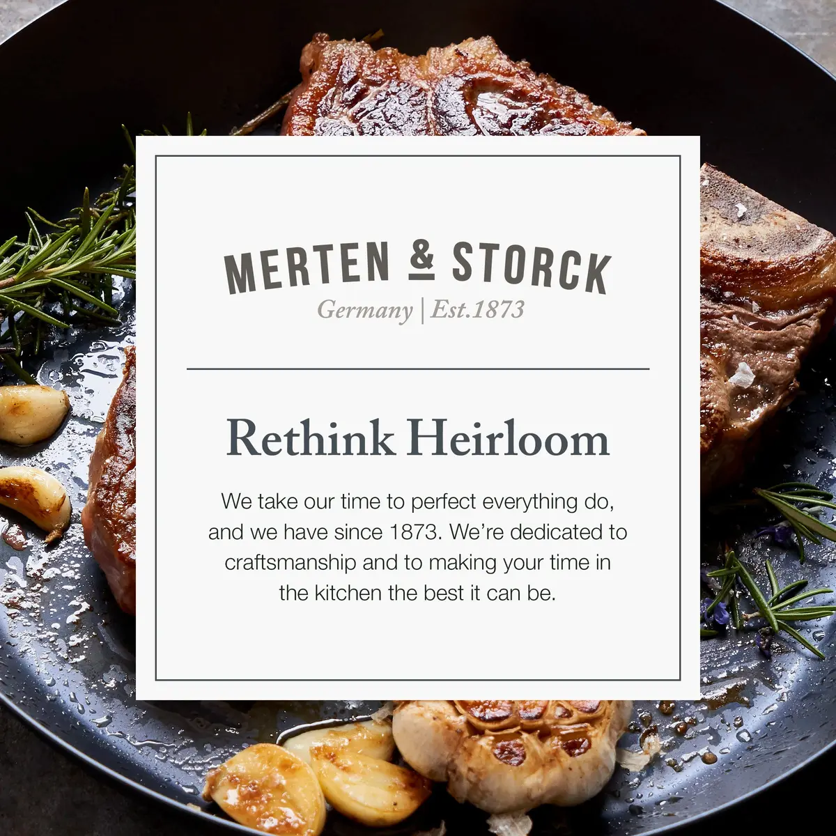 Merten & Storck Pre-Seasoned Carbon Steel 12" Frying Pan Skillet | Lightweight, Durable, Oven Safe, Induction Ready - view 7