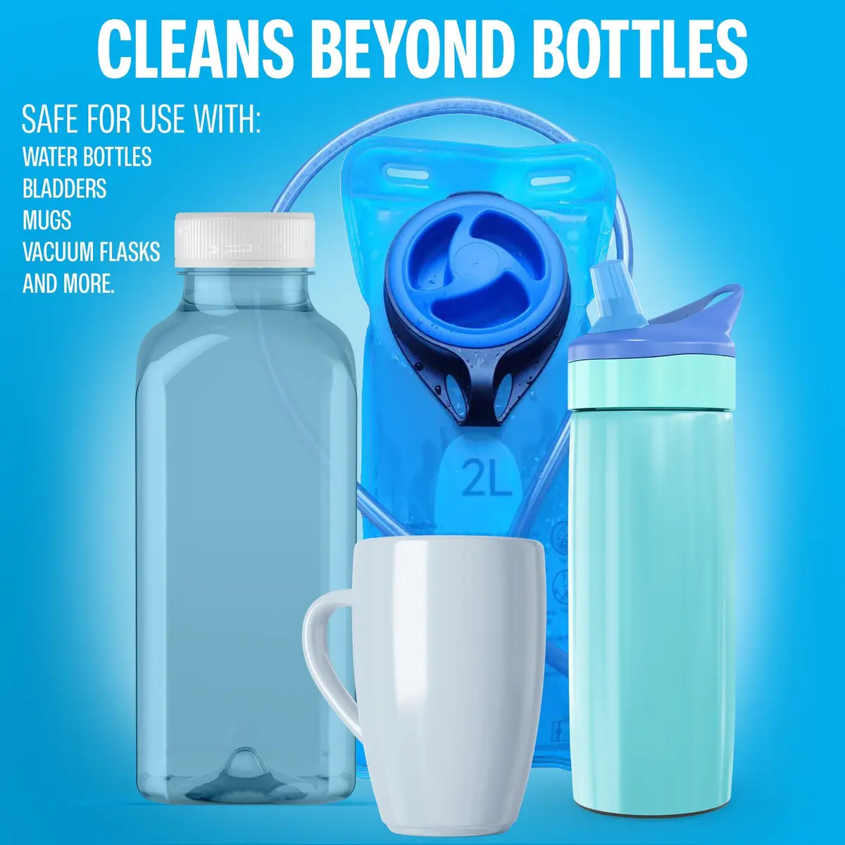 Sudstainables Water Bottle Cleaning Tablets 36 Count | Cleans Reusable Bottles, Tumblers, Flasks and Hydration Packs - view 5