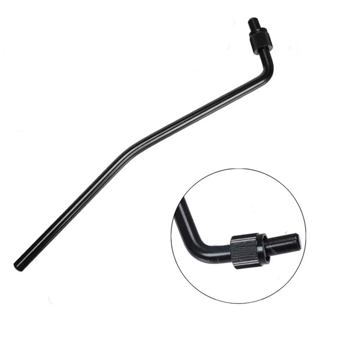 LGEGE 6mm Double Tremolo Arm | Black Guitar Whammy Bar for Floyd Rose System - main product image