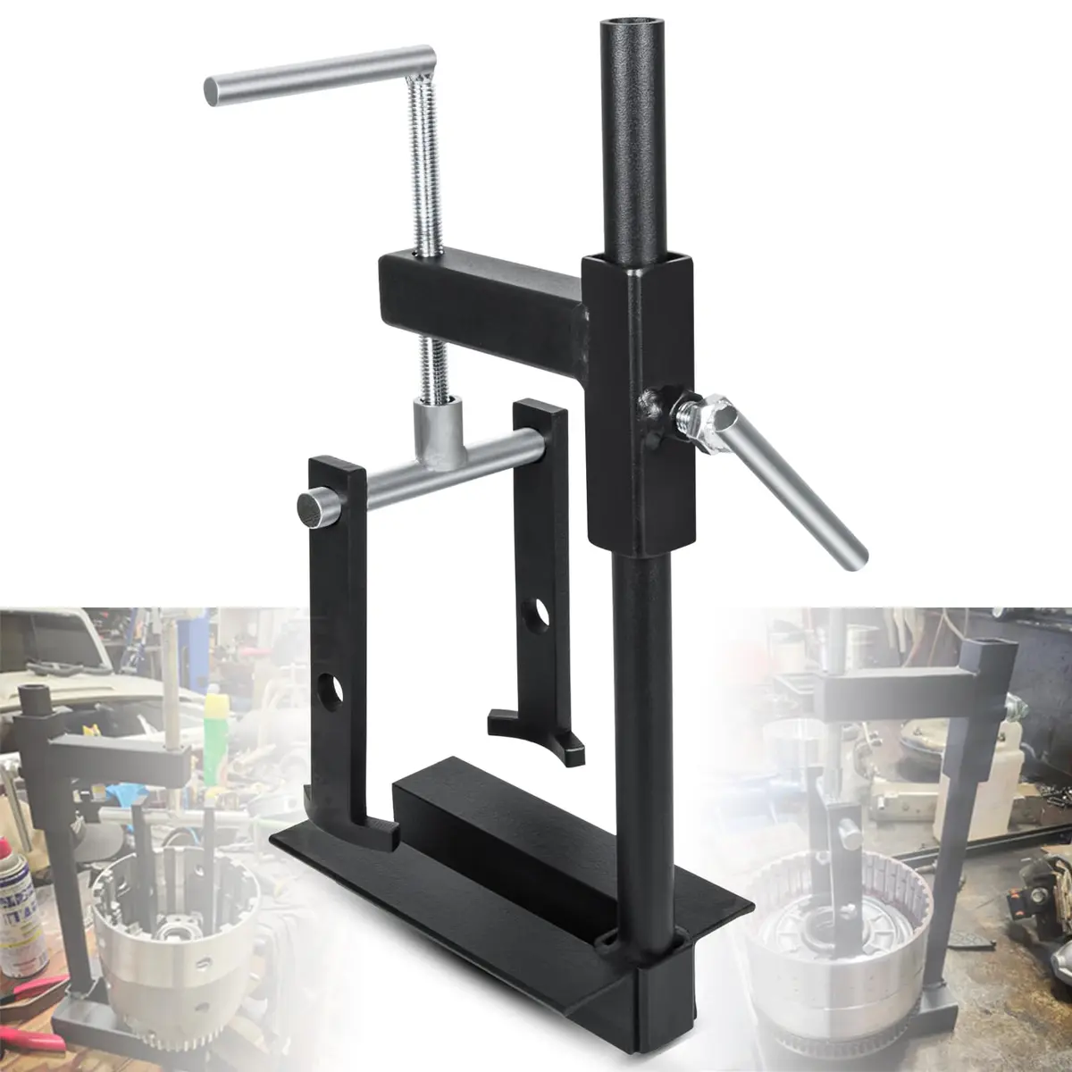 Bonbo T-0158 Universal Clutch Drum Spring Compressor Heavy Duty Steel | Adjustable Deep Drum Tool - main product image