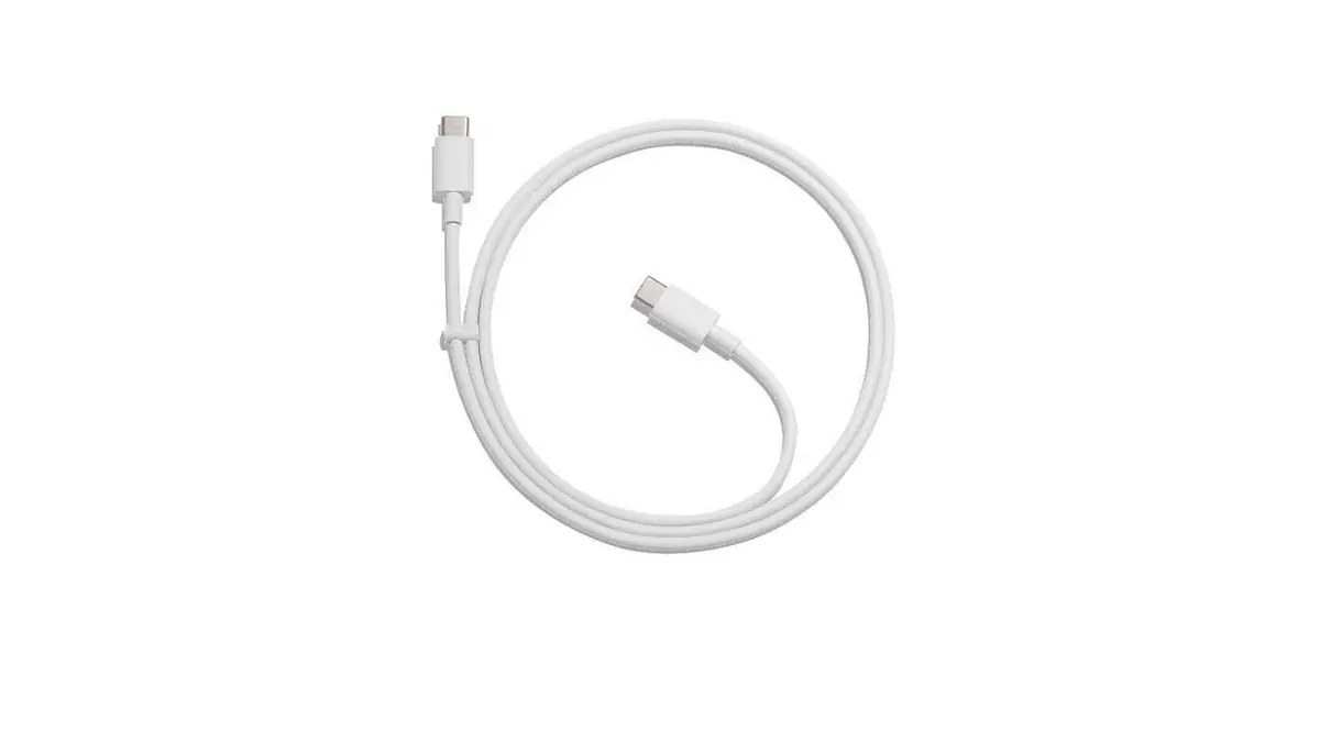 Google USB-C to USB-C Cable 1m (3.3ft) White | Fast Charging & Data Sync - main product image