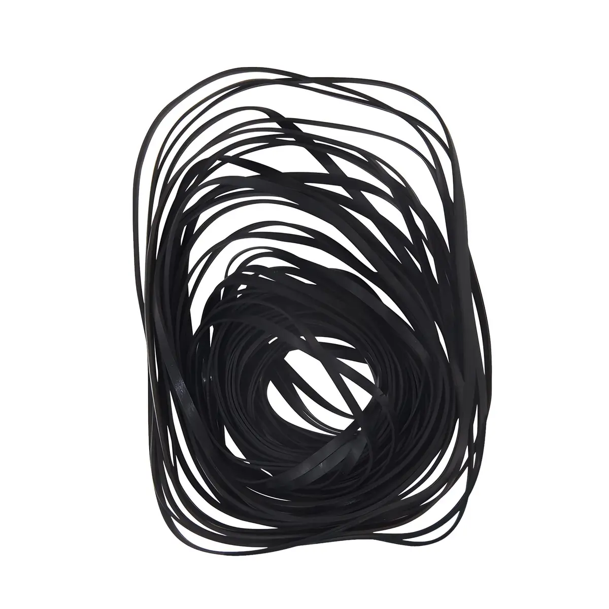 MEFONKOU 50 Pcs Rubber Drive Belts 3mm Width (40-135mm Mix) | Restore Cassette Deck Sound Quality - view 2