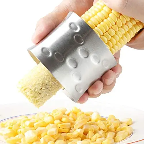 CHWAIKA Corn Stripper Cutter Stainless Steel Corn Peeler | Effortless Kernel Removal in India - view 2