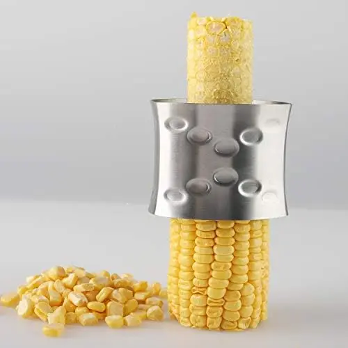 CHWAIKA Corn Stripper Cutter Stainless Steel Corn Peeler | Effortless Kernel Removal in India - view 3
