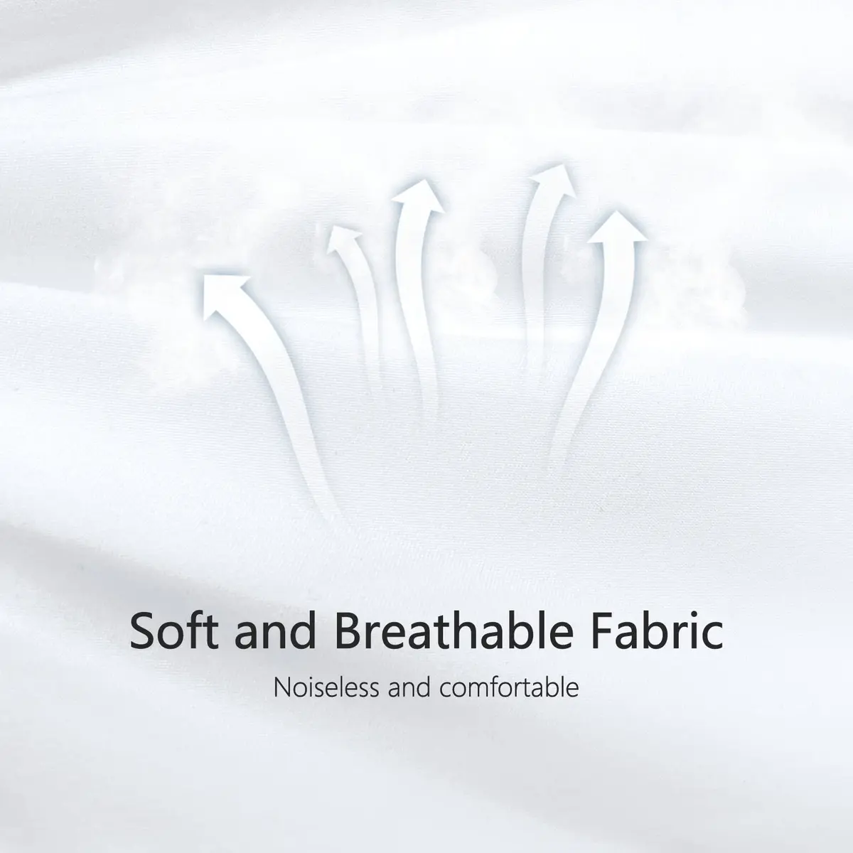 TEXARTIST White Queen Comforter | All Season Down Alternative Duvet Insert (90x90in) - view 4