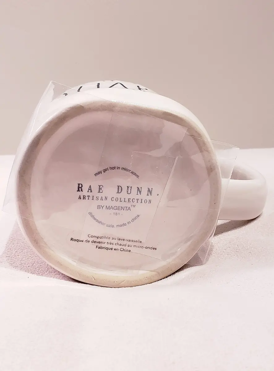 Rae Dunn DADDY SHARK Mug - ceramic - 16oz | Shark Theme Gift for Adults - view 3