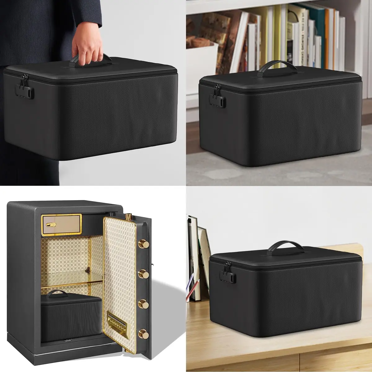 ENGPOW Fireproof Document Organizer Bag 36.8cm x 27.9cm x 20.3cm | Protects Valuables in Fire & Flood - view 7