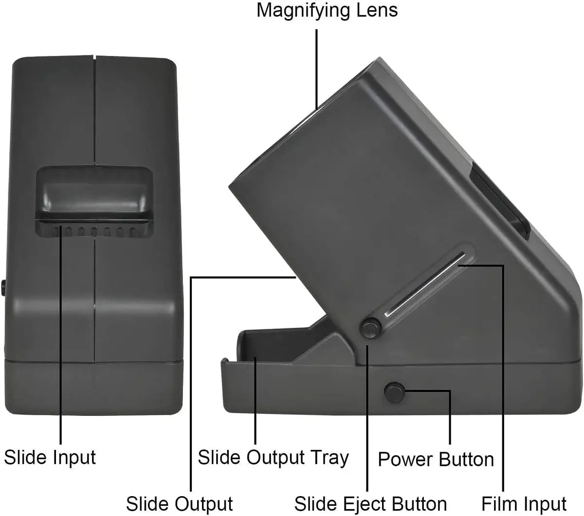 DIGITNOW 35mm Slide and Film Viewer, 3X Magnification, Battery Operation, LED Lighted Illuminated Viewing –for 35mm Slides & Positive Film Negatives - view 5