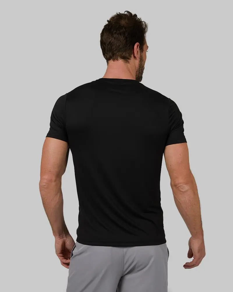 32 Degrees Men's 4 Pack Cool Classic Crewneck T-Shirt, Anti-Odor, Quick Drying, 4-Way Stretch, Black, X-Large | 4-Pack - view 3