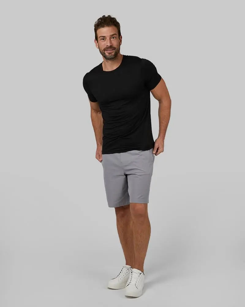 32 Degrees Men's 4 Pack Cool Classic Crewneck T-Shirt, Anti-Odor, Quick Drying, 4-Way Stretch, Black, X-Large | 4-Pack - view 4