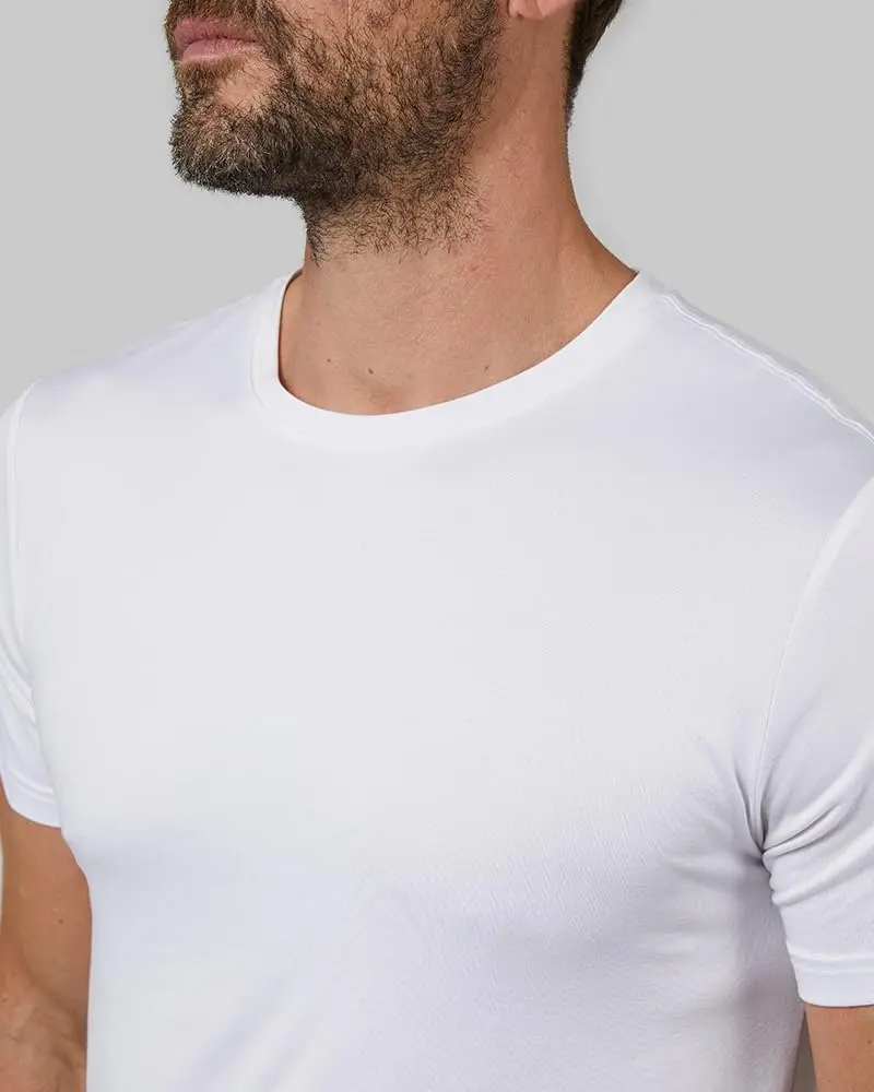 32 Degrees Men's Cool Classic Crewneck T-Shirt 4-Pack, White, X-Large | Breathable, Quick-Dry, Anti-Odor - view 2