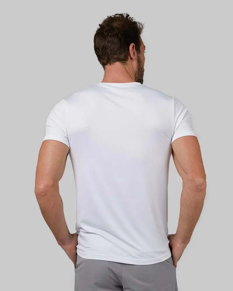 32 Degrees Men's 4 Pack Crewneck T-Shirt | Anti-Odor, Quick Dry, 4-Way Stretch, White, XX-Large - view 3