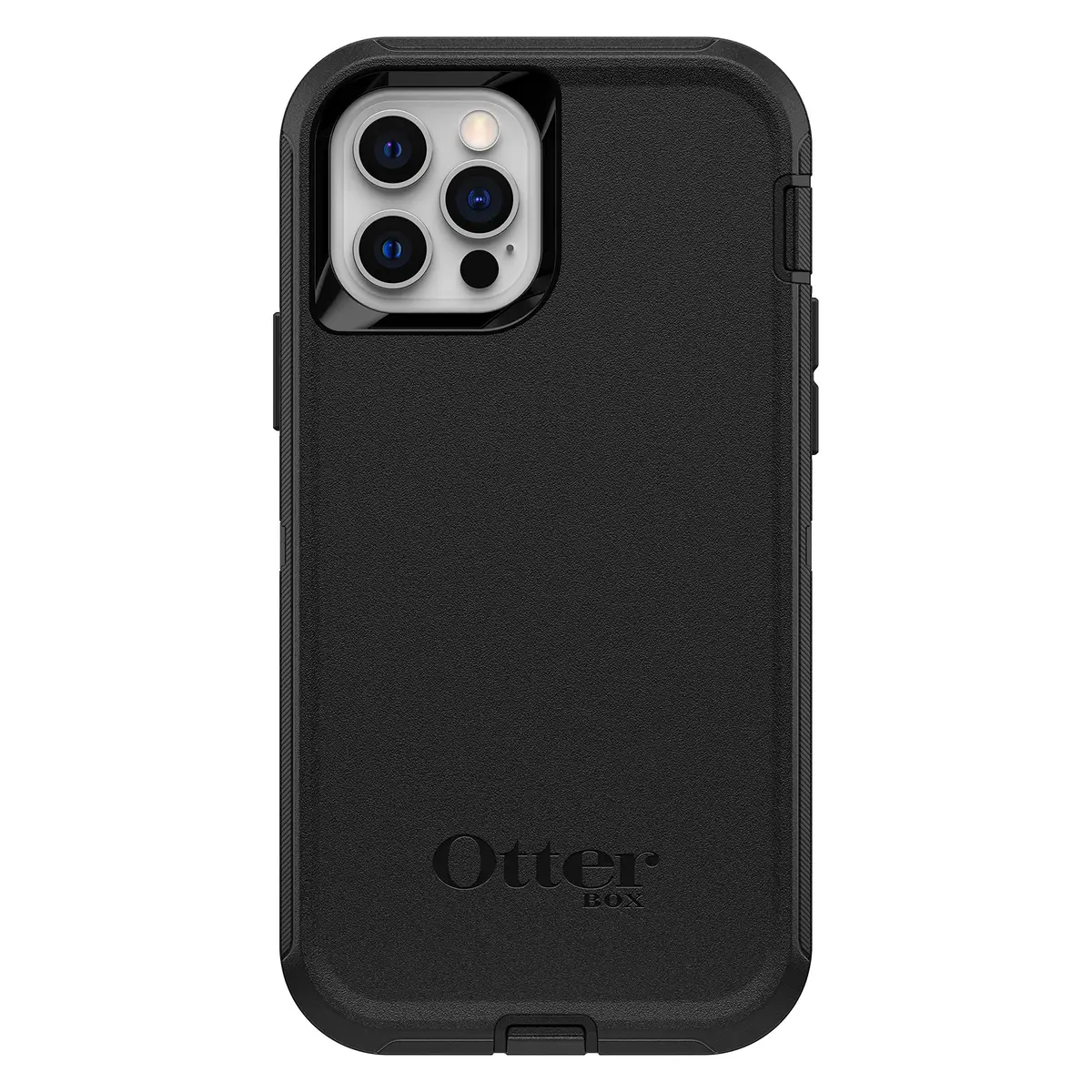 OtterBox Defender Series Case for iPhone 12 & 12 Pro Black | Rugged Drop & Port Protection - view 3