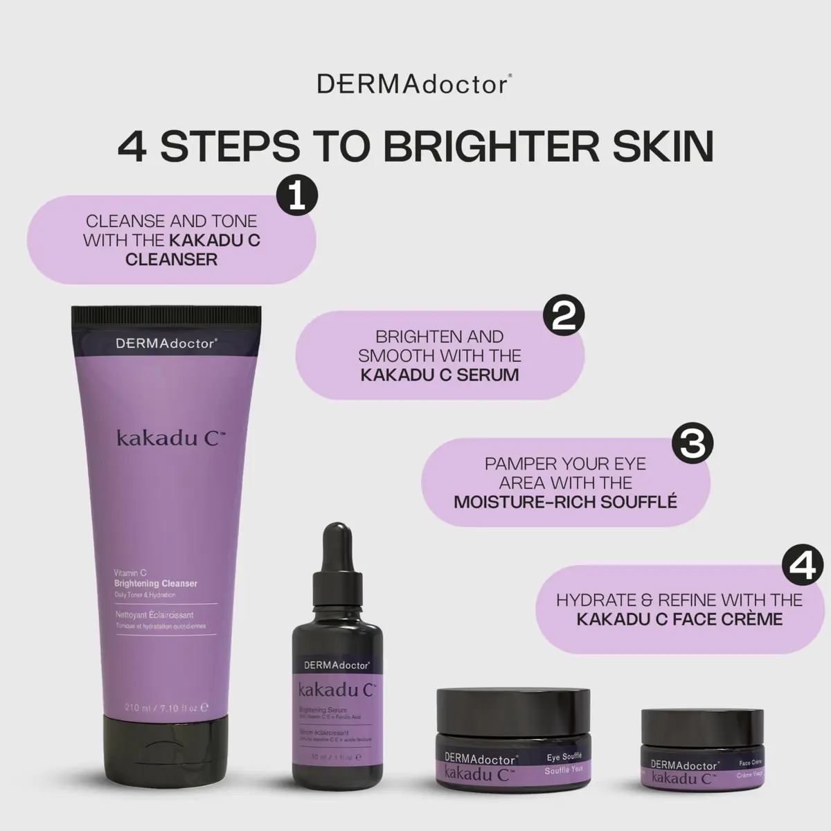 DERMAdoctor Vitamin C Face Wash, 2.37 oz | 3-in-1 Cleanser, Brightening & Hydrating - view 8
