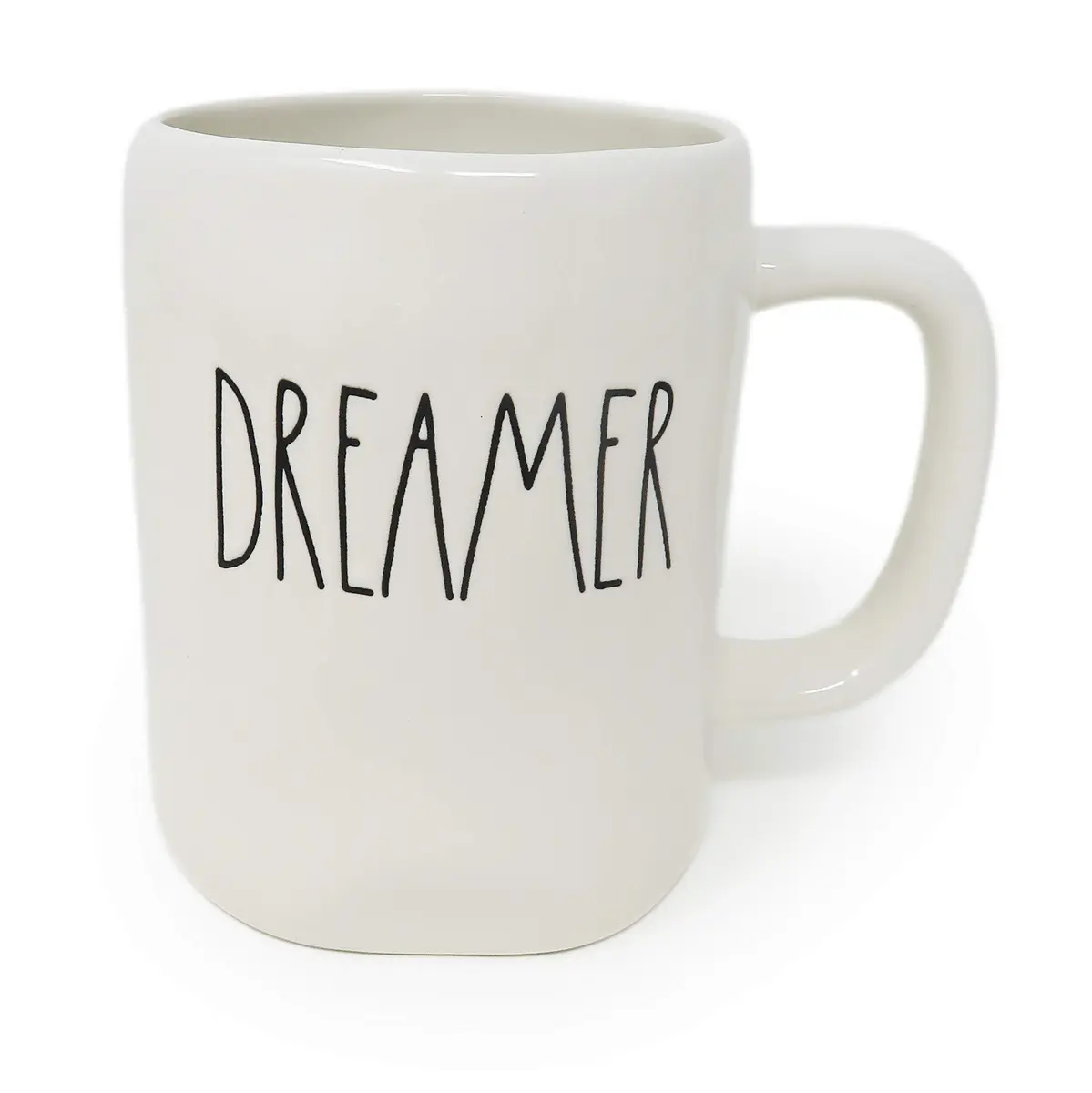 Rae Dunn by Magenta DREAMER Ceramic 16 Ounce Coffee Mug | Handcrafted Look with Unique Imperfections - main product image