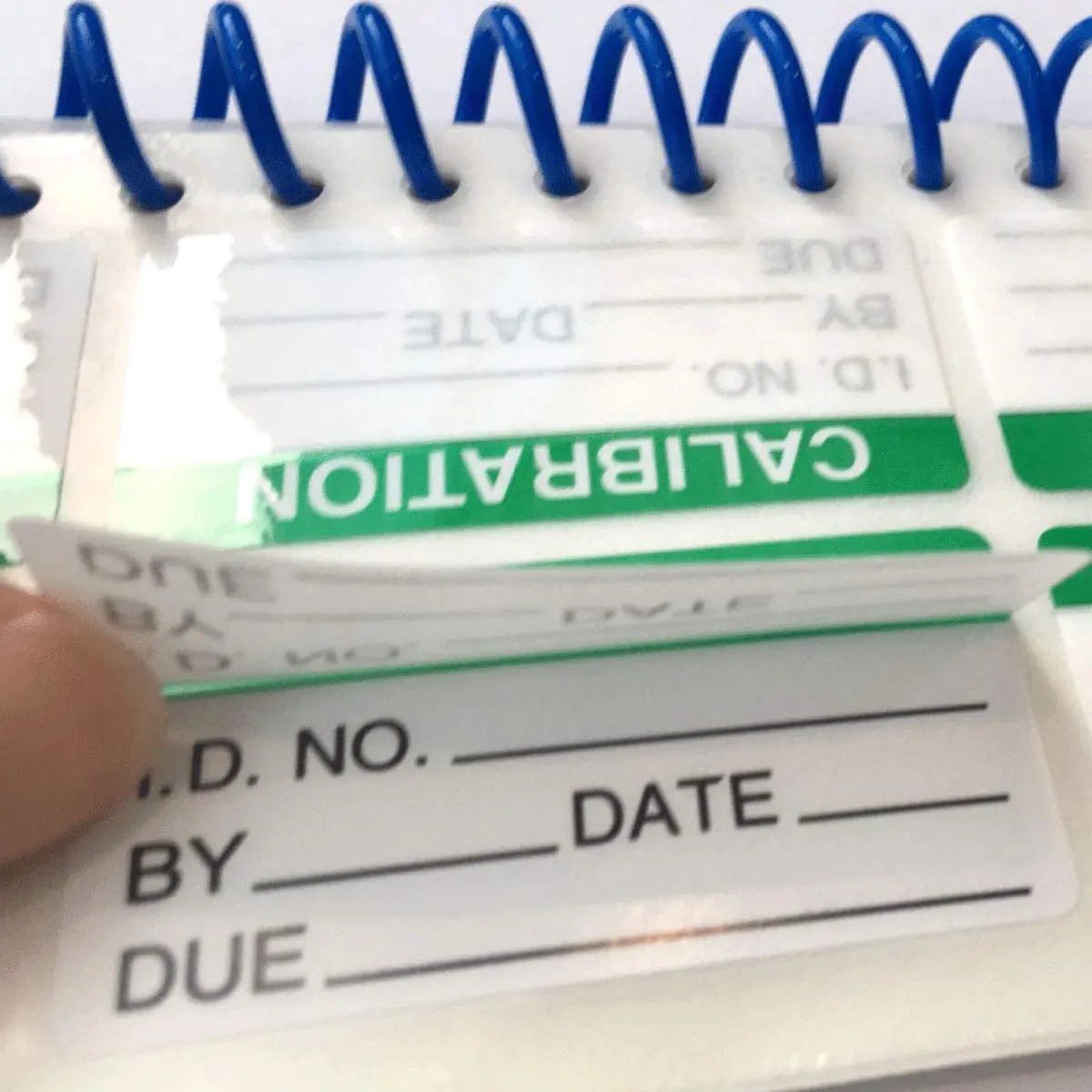 wootile Self Laminating Write-on Calibration Stickers 1 x 2 Inch | Waterproof & Easy to Use - view 2