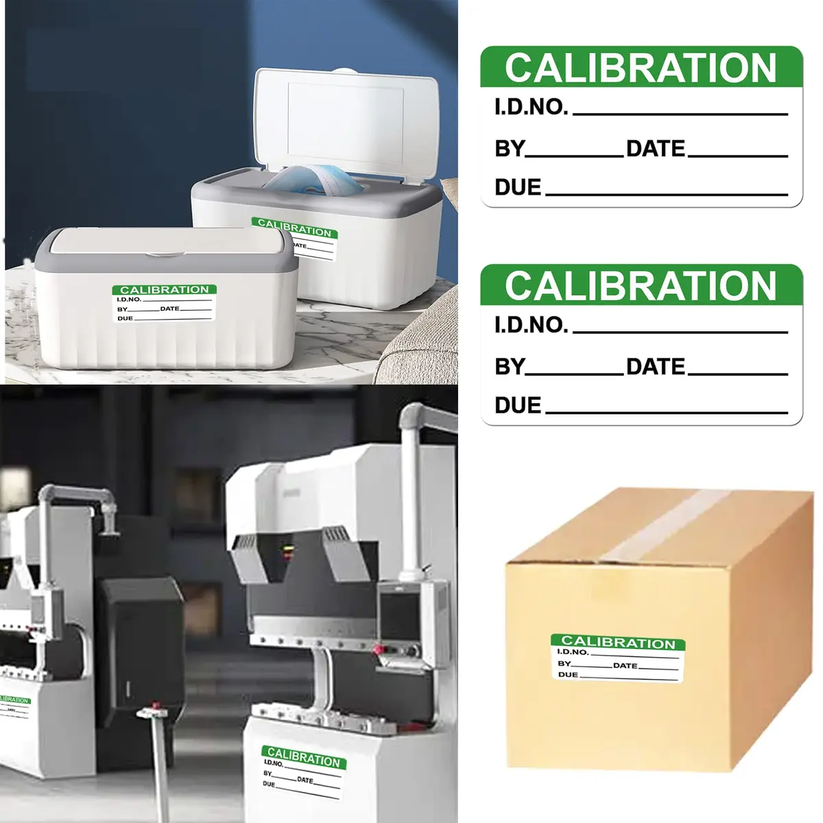 wootile Self Laminating Write-on Calibration Stickers 1 x 2 Inch | Waterproof & Easy to Use - view 3