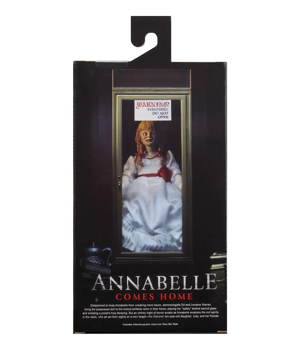 NECA Annabelle Clothed Action Figure 8" | Haunted Doll with Interchangeable Heads - view 5