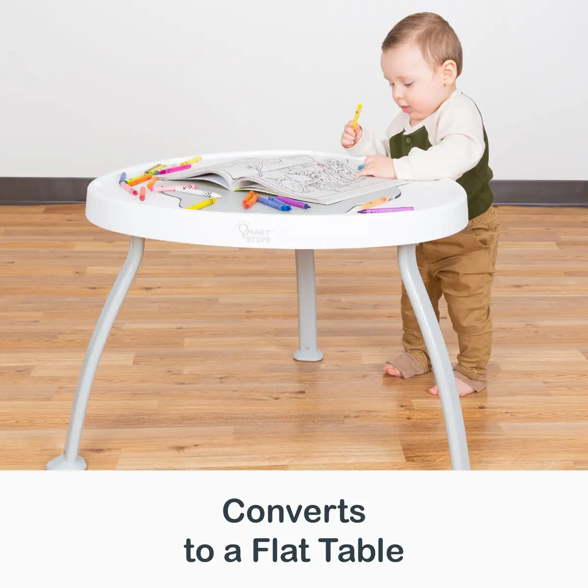 Smart Steps Bounce N’ Play 3-in-1 Activity Center, Woodland Walk | Converts to Flat Table, 360° Seat, Removable Toys - view 4